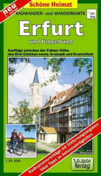 Wanderkarte Erfurt vom Verlag Dr. Barthel