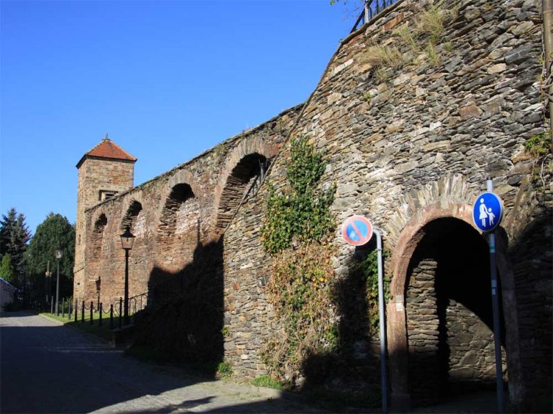 Marienberger Stadtmauer am Zschopauer Tor