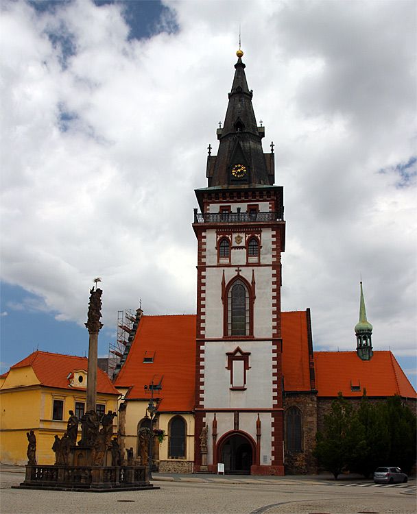 St. Katharinenkirche in Komotau in Nordböhmen