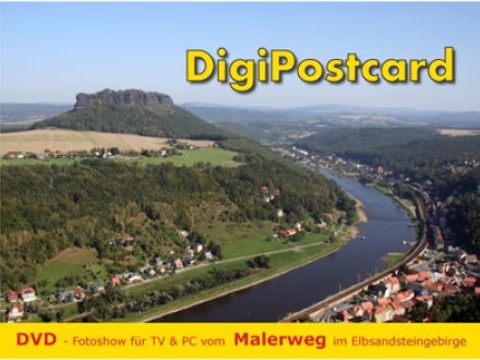 DigiPostcard Malerweg im Elbsandsteingebirge