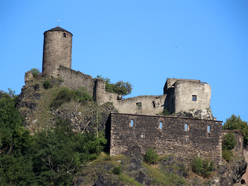 Böhmisches Mittelgebirge in Nordböhmen