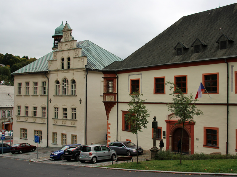 Jáchymov (Joachimsthal) im Böhmischen Erzgebirge