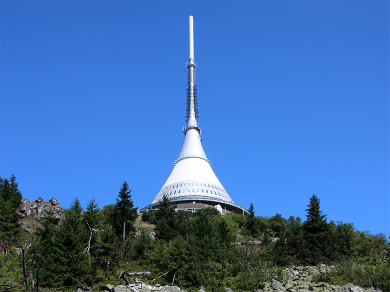 Jeschken (Ještěd) in der Böhmischen Lausitz / Nordböhmen