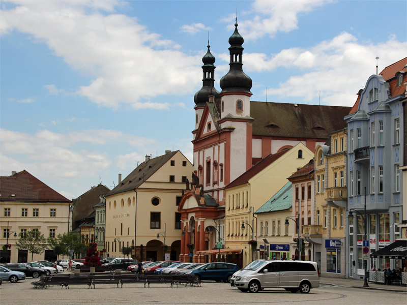 Chomutov (Komotau) in Nordböhmen