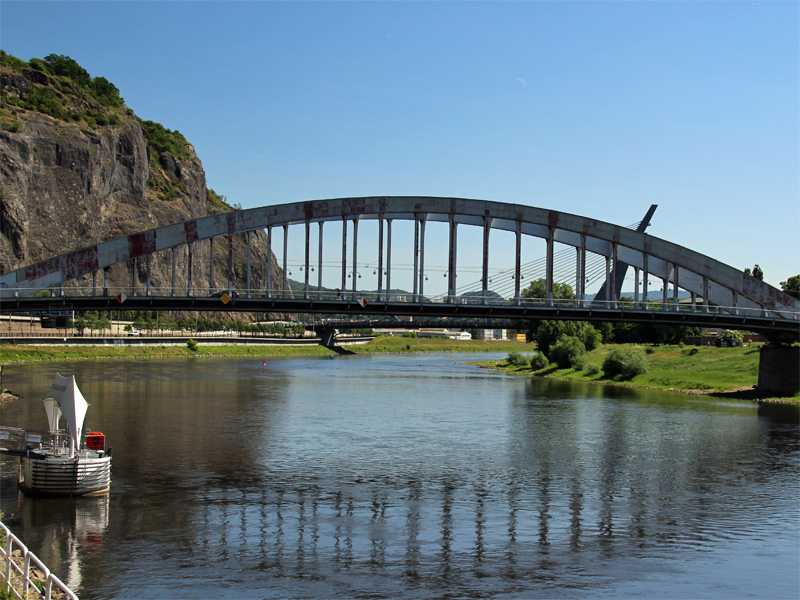 Ústí nad Labem (Aussig) im Böhmischen Mittelgebirge
