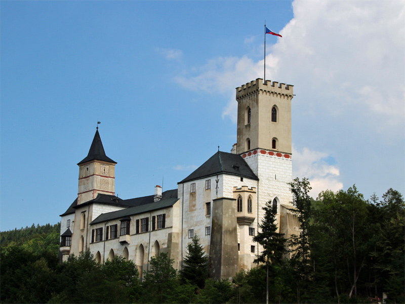 Hrad Rožmberk in Südböhmen