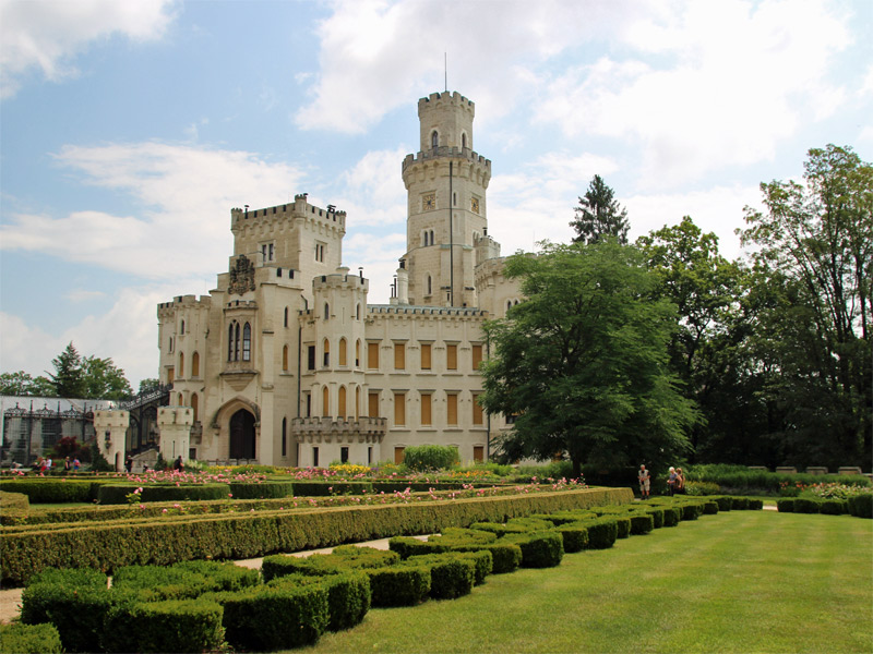 Schlösser mit Parks in Südböhmen