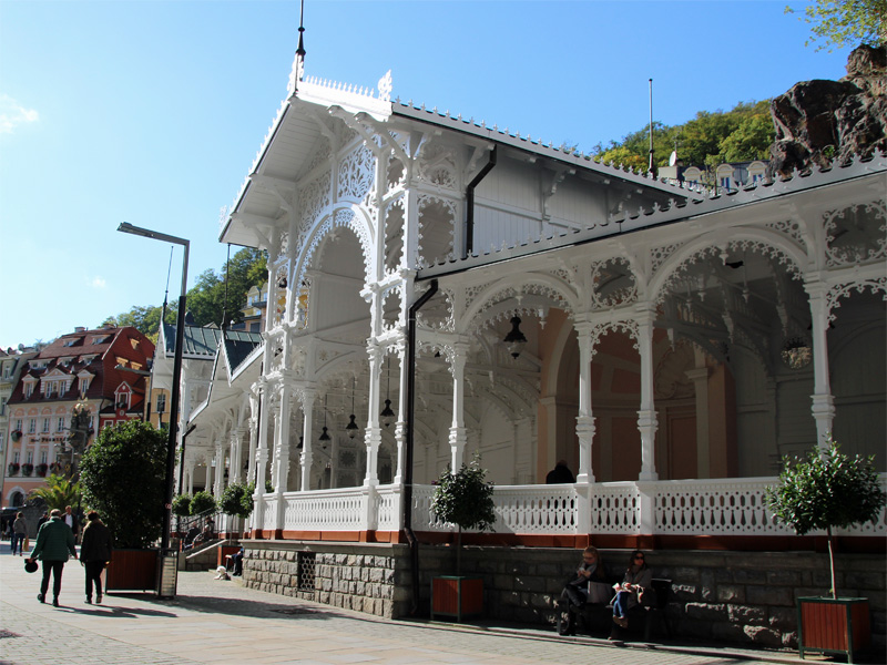 Karlovy Vary (Karlsbad) in Westböhmen