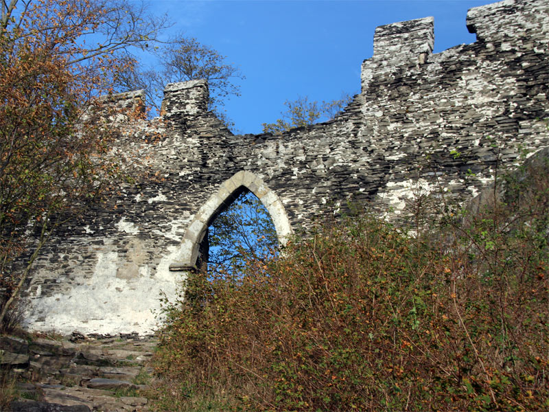 Hrad Bezděz (Burg Bösig) in Mittelböhmen