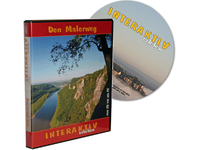 CD-ROM „Den Malerweg INTERAKTIVerleben“
