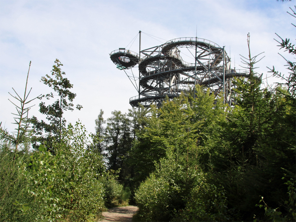 Mědník (Kupferhübel) im Böhmischen Erzgebirge