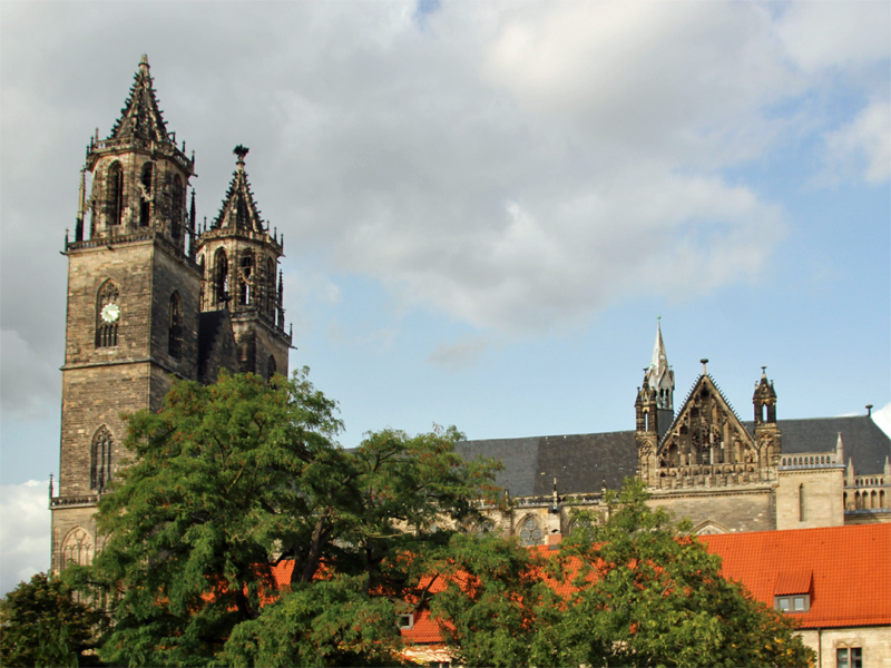 Magdeburg an der Elbe in Sachsen-Anhalt