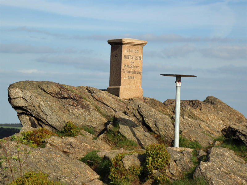 Hirtstein im Erzgebirge
