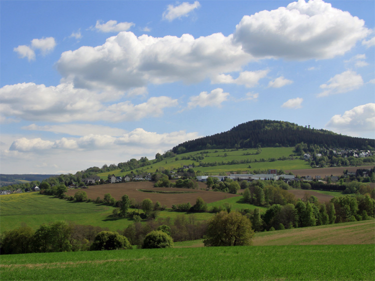 Pöhlberg bei Annaberg-Buchholz im Mittleren Erzgebirge