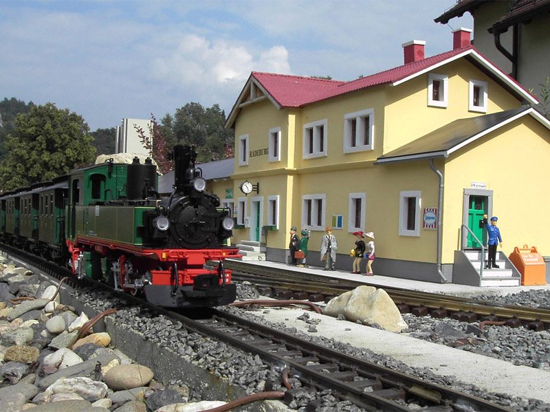 Eisenbahnwelten im Kurort Rathen / Sächsische Schweiz