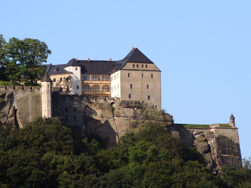 Festung Königstein in der Sächsischen Schweiz