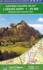 Wanderkarte Böhmische Lausitz