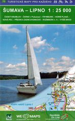 Wanderkarte Böhmerwald Lipnostausee