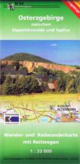 Wanderkarte Osterzgebirge