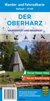 Wanderkarte Oberharz vom Schmidt-Buchverlag