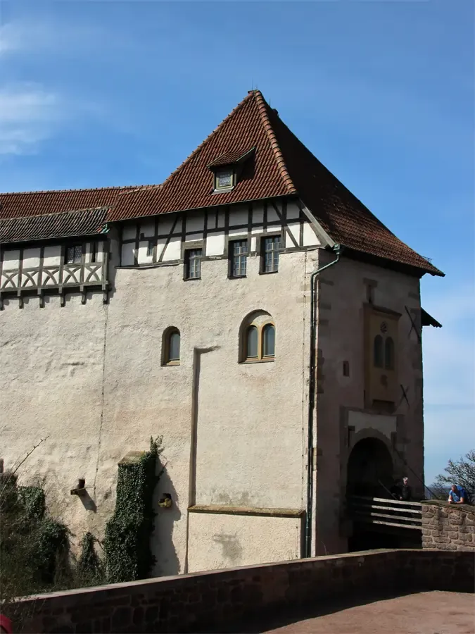 Eingang zur Wartburg in Eisenach / Thüringen